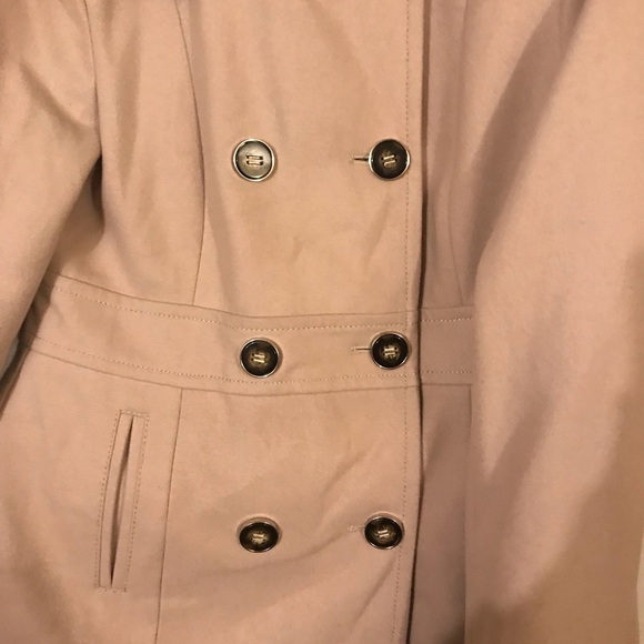 Vintage Kenneth Cole Wool Blend Pea Coat Sz 12 - Picture 3 of 10